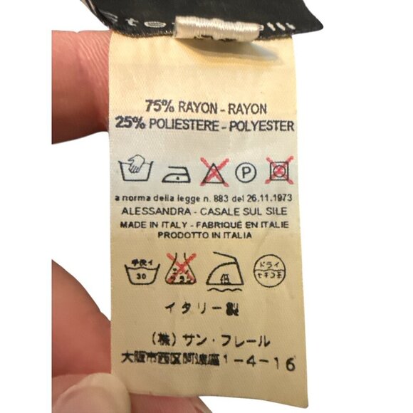 Tomaso Stefanelli Jacket & Skirt Abstract Size 50 Rayon/Poly Made In Italy EUC - Picture 5 of 7